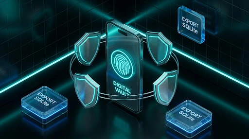 Digital Vault security illustration